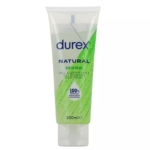 Le tube de 100 ml de DUREX Gel Lubrifiant Naturel présente un design vert, un bouchon transparent et est composé à 100% d'ingrédients d'origine naturelle. Dakar