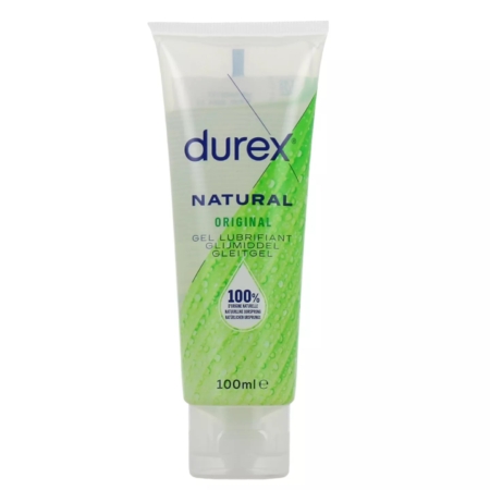 Le tube de 100 ml de DUREX Gel Lubrifiant Naturel présente un design vert, un bouchon transparent et est composé à 100% d'ingrédients d'origine naturelle. Dakar