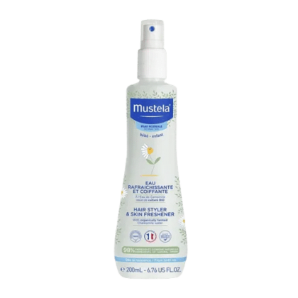 Mustela BÉBÉ Eau Rafraîchissante et Coiffante à l'Eau de Camomille 200 ml