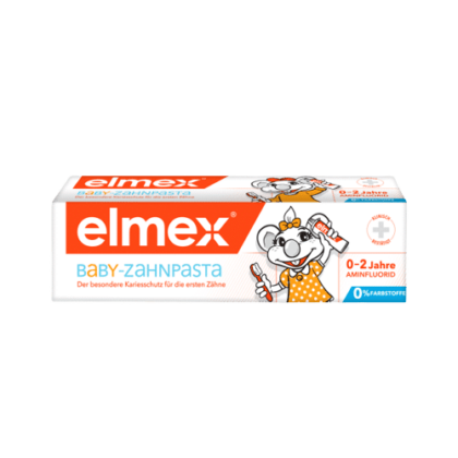 Boîte de dentifrice Elmex Dentifrice Bébé 0 à 2 ans pour 0-2 ans