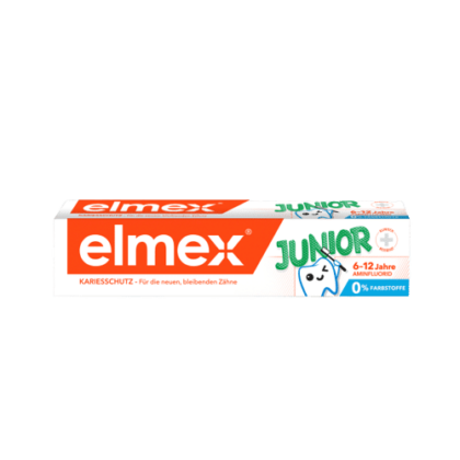 Boîte de dentifrice Elmex Junior pour les 6 à 12 ans