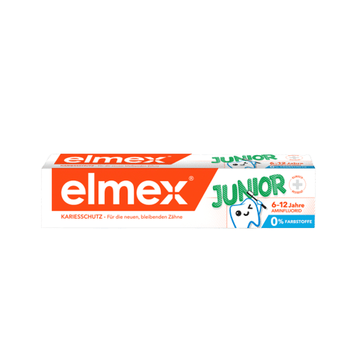 Boîte de dentifrice Elmex Junior pour les 6 à 12 ans