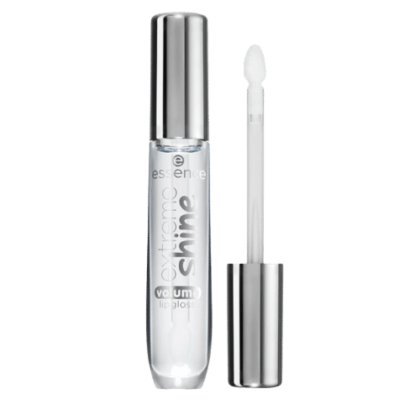 Un brillant à lèvres transparent doté d'un capuchon argenté est présenté à côté d'un applicateur, incarnant l'esprit vibrant de Dakar. Le produit, identifié comme « Essence Cosmetics Extreme Shine Brillant à Lèvres Volumisant 01 Crystal Clear 5 ml », insuffle une touche de sophistication qui fait écho à l'allure radieuse du Sénégal. Dakar