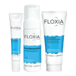 Trois produits de soin Floxia Soins Essentiels pour le Visage Unifiant et Hydratant