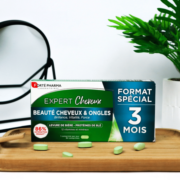 Forté Pharma Expert Cheveux Triple Action 3x28 comprimés format 3 mois dont 50 % offert