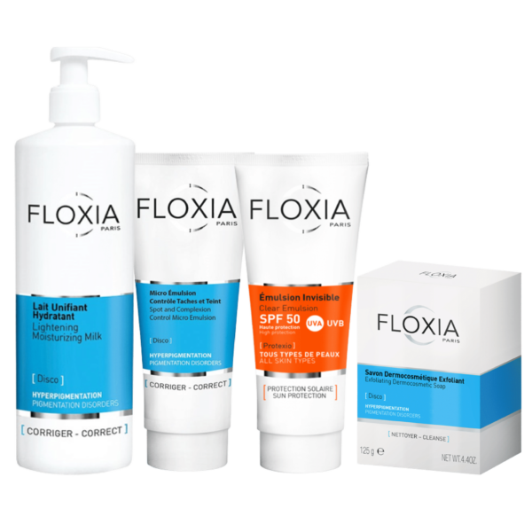 Floxia Gamme Complète de Soins Unifiant Anti Tache et Hydratante Visage et Corps