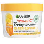 Un pot de Garnier Body SuperFood Crème pour le Corps Eclat à la Vitamine C 380 ml d'Univers Cosmetix