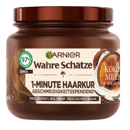 Garnier Ultra Doux Masque Remède Lait de Coco et Macadamia 340 ml pour cheveux très secs