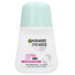 Un Déodorant Antitranspirant Minéral Garnier Roll-on Ultra Sec 48h blanc