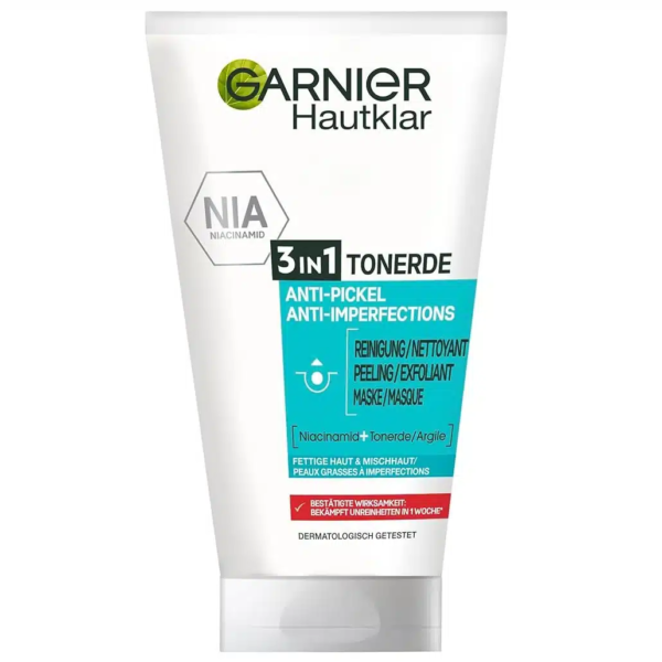 Garnier Skin Naturals Pure Active 3en1 Anti Imperfections 150ml – Image 2