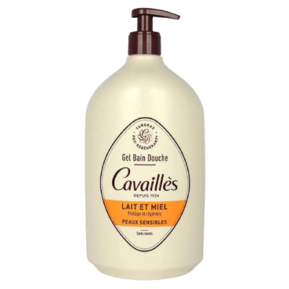 Roge Cavailles Gel Surgras Bain Et Douche Lait Et Miel 1L