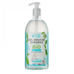 Un flacon de MKL Gel douche certifié BIO - Lait de chèvre 1L avec distributeur à pompe