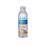 Flacon de MKL Gel Hydroalcoolique Agrumes 100 ml avec des images d'agrumes verts