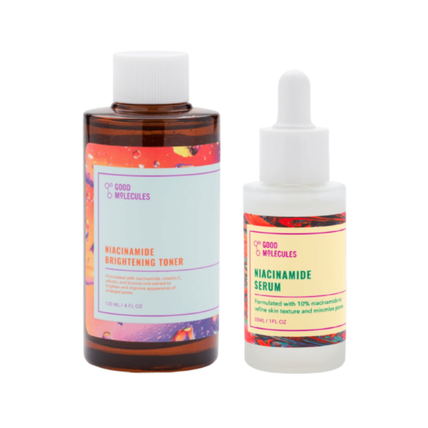 Good Molecules Duo Peau Lumineuse Et Uniforme Anti Pores Dilatés