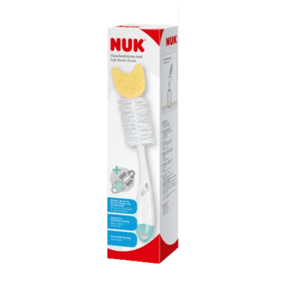 Le Nuk Goupillon Doux Nettoyage en profondeur Tétines et Biberons 1 pièce