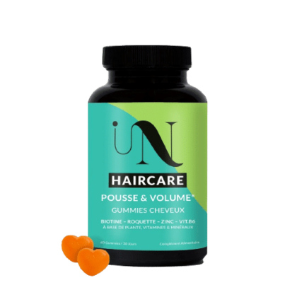 Une bouteille de In HairCare Gélules Cure Pousse Et Volume Cheveux Biotine