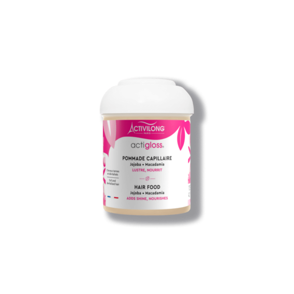 Activilong Pommade Capillaire Actigloss Nourish Hair Food Jojoba et macadamia 125 ml