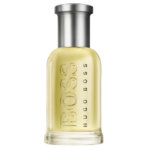 Un flacon d'Eau de Toilette Hugo Boss Boss Bottled 30 ml avec un bouchon argenté