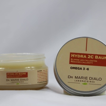 Dr Marie Diallo Laboratoires Baume Hydra 2C Reparatrice - Anti- tache -ultra hydratante- Elimine les callosités (Quintos) 100 ml