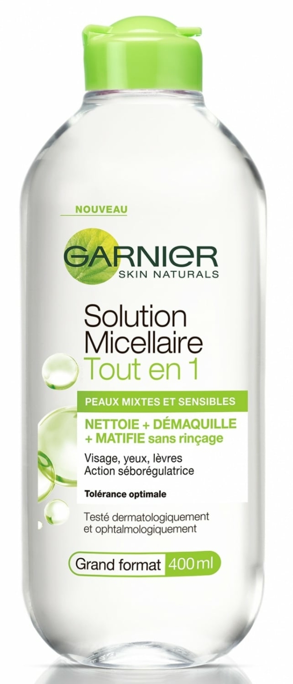 GARNIER Eau Micellaire Démaquillante pour peaux Mixtes 400 ml – Image 2
