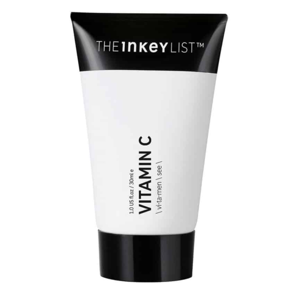 Un tube de sérum à la vitamine C THE INKEY LIST est doté d'un capuchon noir sophistiqué et d'un corps blanc épuré accentué d'un texte noir saisissant. Il affiche bien en évidence un volume de 30 ml / 1,0 fl. oz., mettant en valeur sa formulation de haute qualité. Dakar