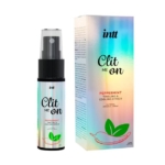 Un flacon et une boîte élégants de INTT Spray "Gorge Profonde Deep Throat More Pleasure" 12 ml