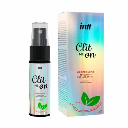 Un flacon et une boîte élégants de INTT Spray "Gorge Profonde Deep Throat More Pleasure" 12 ml