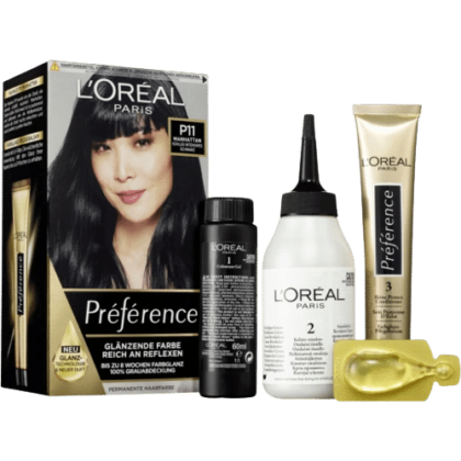 L'Oréal Colorant Cheveux Préférence P11 Manhattan Cool Intense Black Permanent