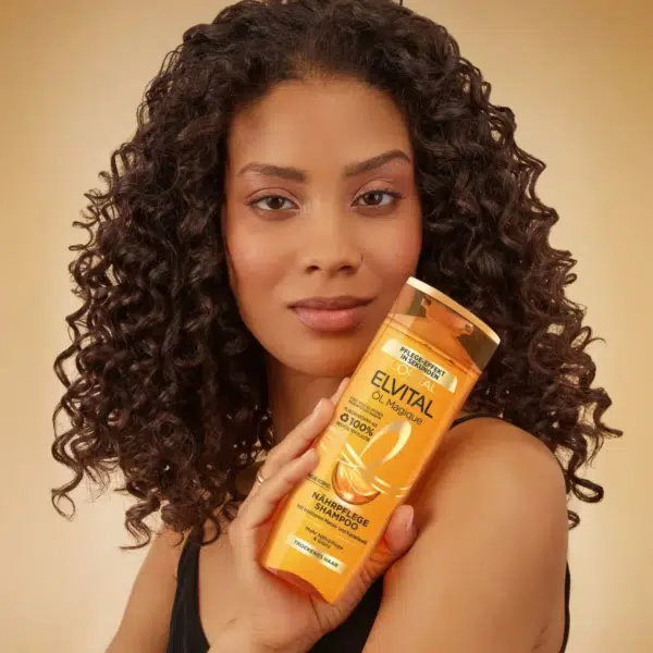 L'Oréal Paris Elvital Shampoing Öl Magique Soin Nourrissant Cheveux Secs 250 ml – Image 2