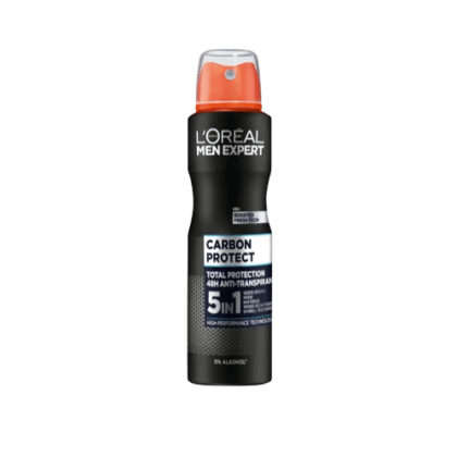 L'Oréal Men Expert Atomiseur Carbon Protect 5 en 1 Ice Fresh Sans Alcool 150 ml