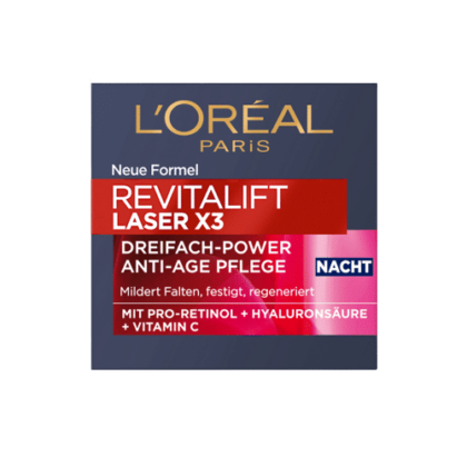 L'Oréal Crème Nuit Visage Anti-Rides Profond Revitalift Laser conditionnement 50 ml
