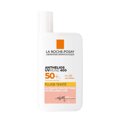 La Roche-Posay ANTHELIOS - SPF50+ Fluide Solaire Teinté avec Parfum Peaux normales à Mixtes 50ml