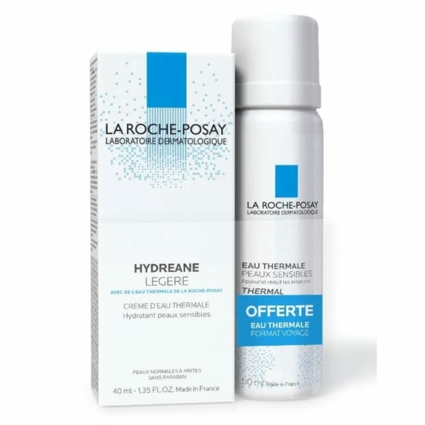La Roche Posay HYDREANE Légère Crème Hydratante Visage Peau Sensible Normale à Mixte 40ml