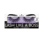 Paquet de faux cils étiqueté « Essence Cosmetics Faux Cils Lash Like 02 Limitless