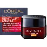 L'Oréal Crème Spf25 Jour Visage Anti-Rides Profond Revitalift Laser emballage 50 ml