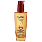 Un flacon d'Huile extraordinaire au jojoba Elvital de L'Oréal Paris de 100 ml