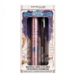 Maybelline Coffret Mascara Lash Sensational et Eyeliner Drama Automatic Liner 30 Brown Sugar comprend un mascara et un eyeliner dans un coffret cadeau festif avec un paysage urbain hivernal et des textes en allemand et en anglais. Dakar