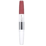 Maybelline New York Rouge à lèvres 24h Super Stay 185 Rose Dust 5g est un rouge à lèvres à double extrémité avec une teinte rose-mauve, un capuchon blanc et une bande argentée métallique au centre. Dakar