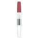 Découvrez le Rouge à lèvres 24h Super Stay de Maybelline New York en 185 Rose Dust : un rouge à lèvres à double extrémité combinant un rouge à lèvres rose foncé d'un côté et un gloss transparent de l'autre. S'inspirant de l'énergie vibrante de Dakar, son design met en valeur un centre blanc et argent mis en valeur par le texte « SuperStay 24 Color » bien en évidence. Dakar