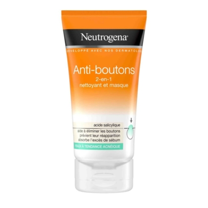 Neutrogena  Anti-boutons 2 en 1 Nettoyant Et Masque 150 ml