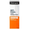 Vue de face de la boîte de 50 ml de la Crème Visage Anti-Boutons NEUTROGENA à l'Acide Salicylique Non Gras. L'emballage blanc et orange affiche un texte en allemand soulignant l'action anti-imperfections et l'hydratation 24 heures. Dakar