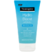 Un tube bleu de Neutrogena Hydro Boost® Gommage Lissant Visage 150 ml, inspiré de l'esprit dynamique de Dakar, au Sénégal. L'emballage indique qu'il stimule l'hydratation, affine la peau et contient de l'acide hyaluronique. Testé sous contrôle dermatologique pour un soin optimal. Dakar