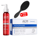 ACM Novophane Routine Anti Chute Cheveux Et Fortification des Ongles + Peigne Cheveux OFFERT