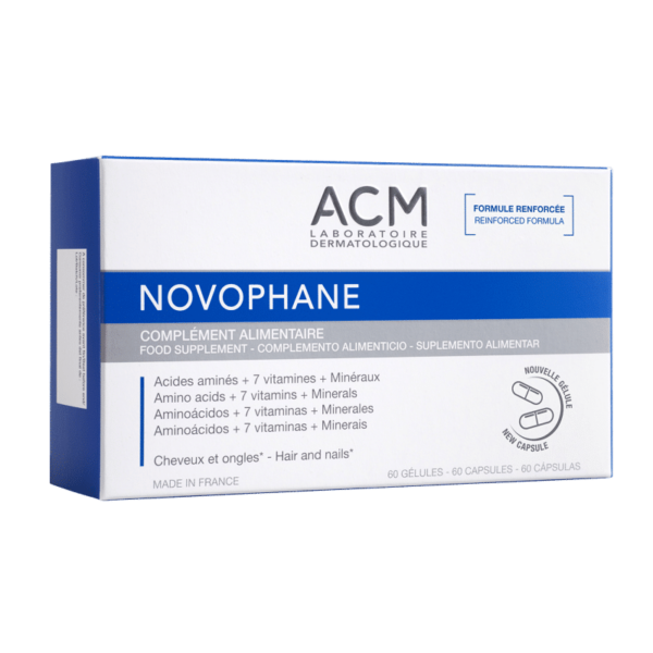 ACM Novophane Complément Alimentaire Cheveux et Ongles 60 gélules