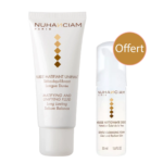 Deux produits de soin Nuhanciam blancs