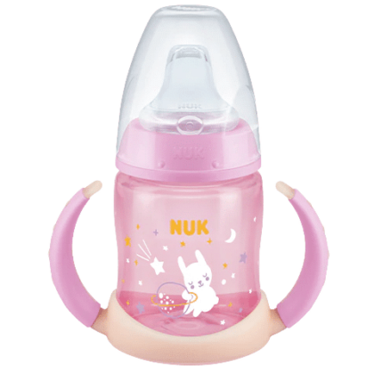 NUK Tasse Rose d’Apprentissage First Choice Night - Age 6 à 18 mois 1 pièce