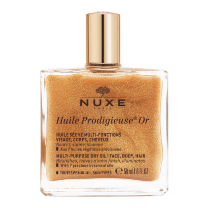 Nuxe Huile Prodigieuse Or Huile Sèche Multi-Fonctions Tous Types de Peaux 50 ml