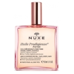 Flacon carré en verre de Nuxe Huile Prodigieuse 50 ml (Copie) huile sèche multi-usages pour le visage