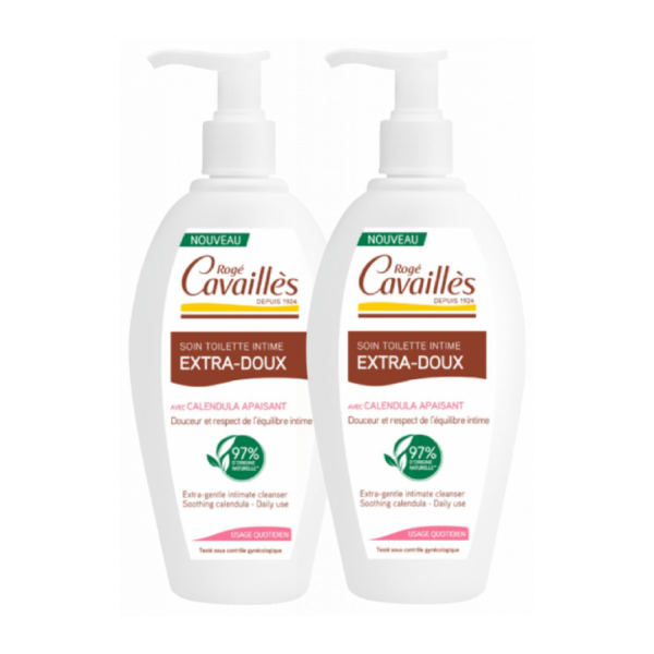 Roge Cavailles Soin Toilette Intime Extra Doux Duo 2 X 250 ml
