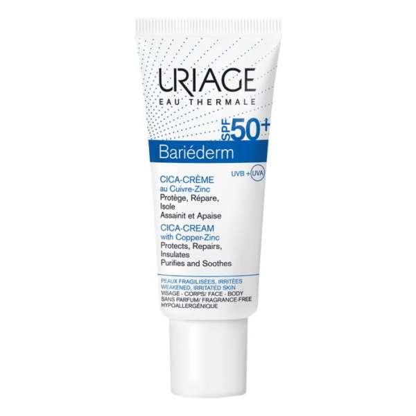 Uriage Bariéderm Cica Crème Au Cuivre Zinc Spf 50+ 40ml